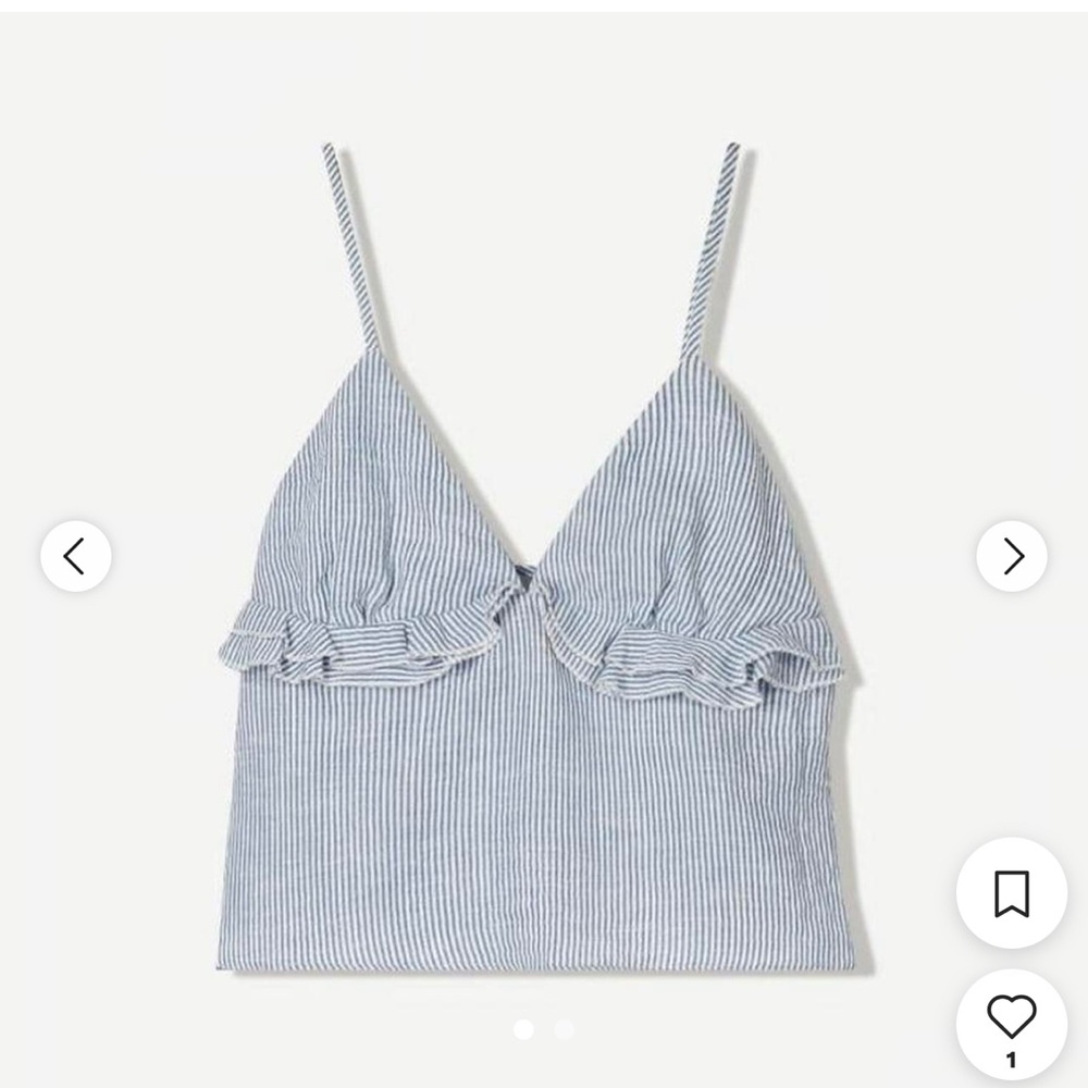 Bershka | Strappy Rustic Top